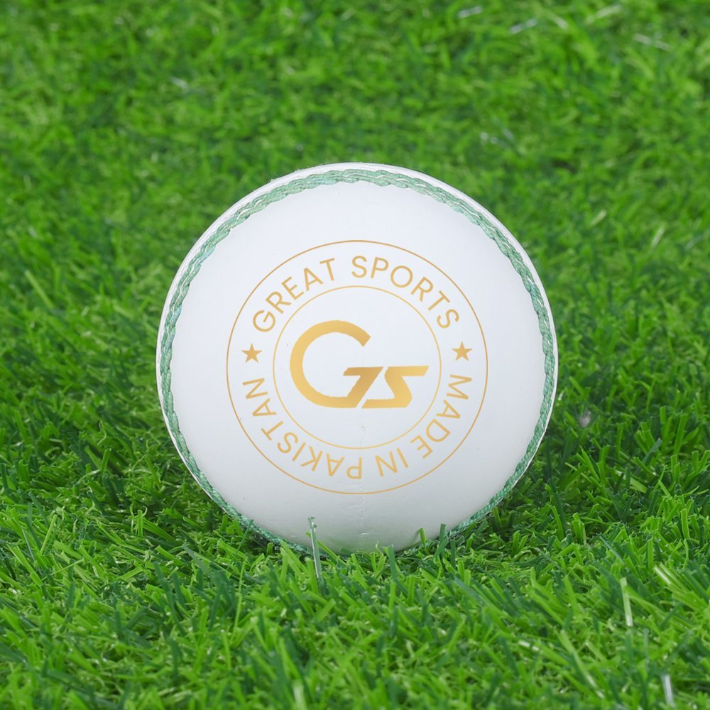 White Cricket Leather Ball
