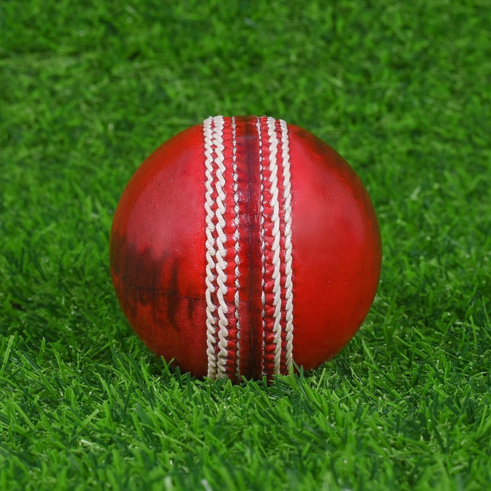 Red Cricket Leather Ball - Image 2