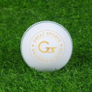 White Cricket Leather Ball