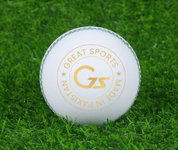 White Cricket Leather Ball