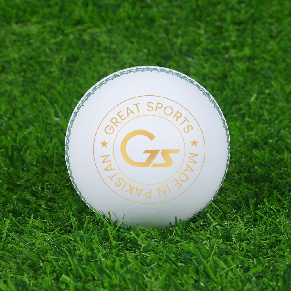 White Cricket Leather Ball