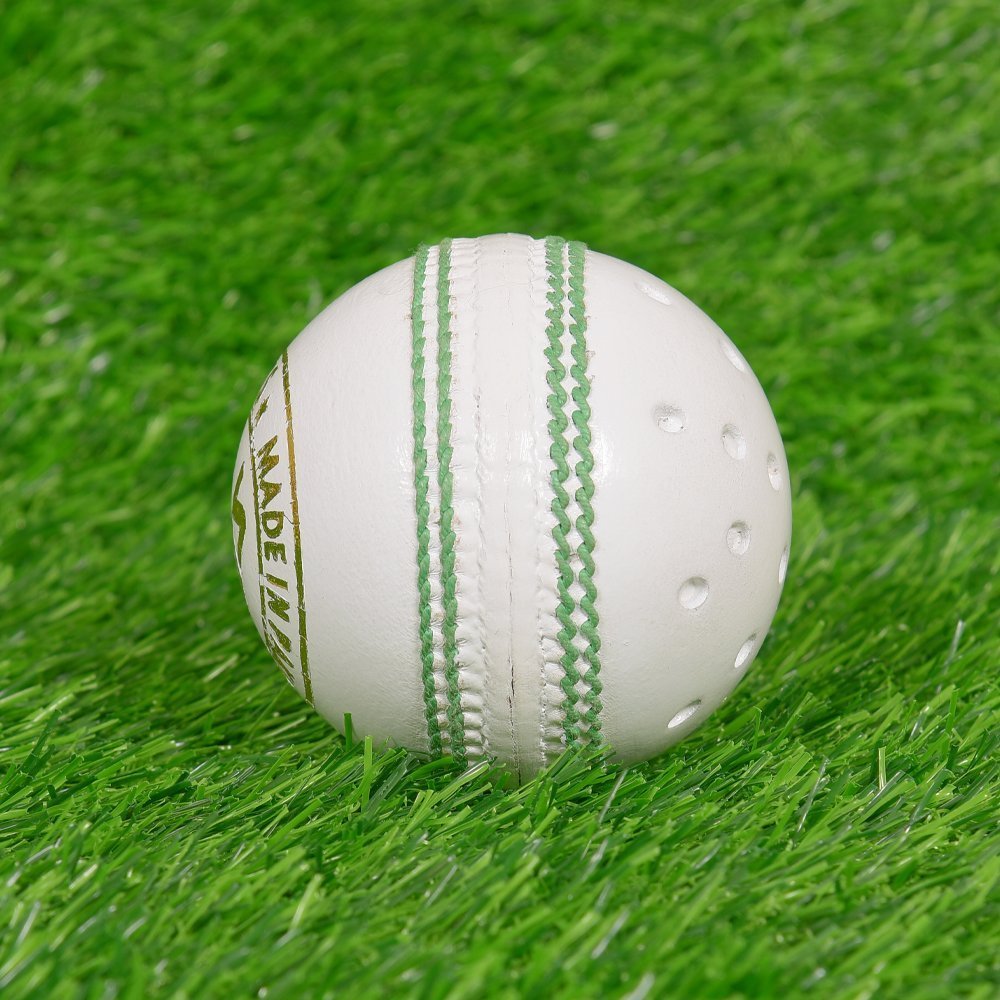 White Practice Leather Ball - Image 3