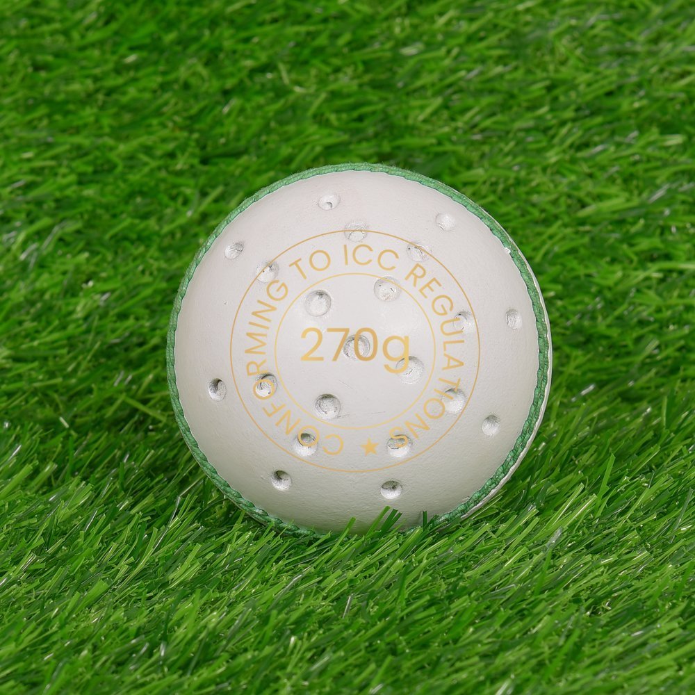 White Practice Leather Ball - Image 4