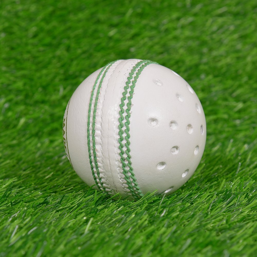 White Practice Leather Ball - Image 2