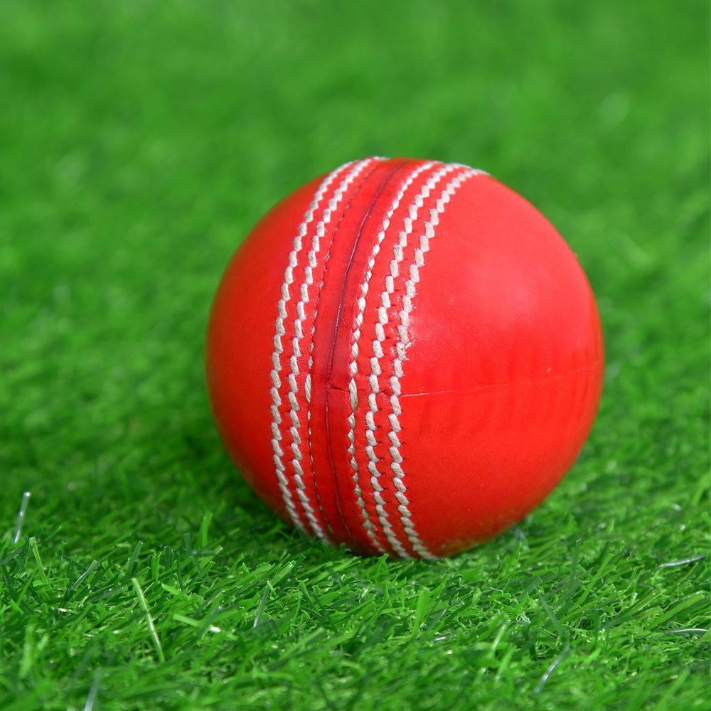 Red Cricket Leather Ball - Image 2