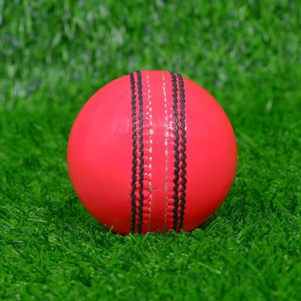 Pink Cricket Leather Ball - Image 2