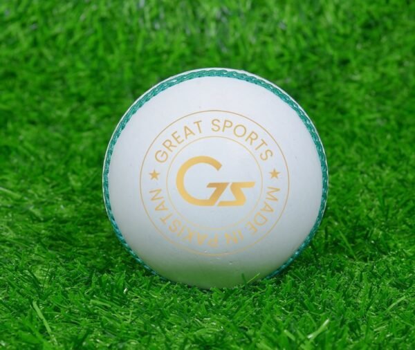 White Cricket Leather Ball