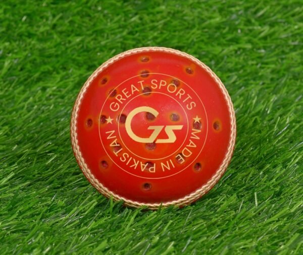 Red Practice Leather Ball