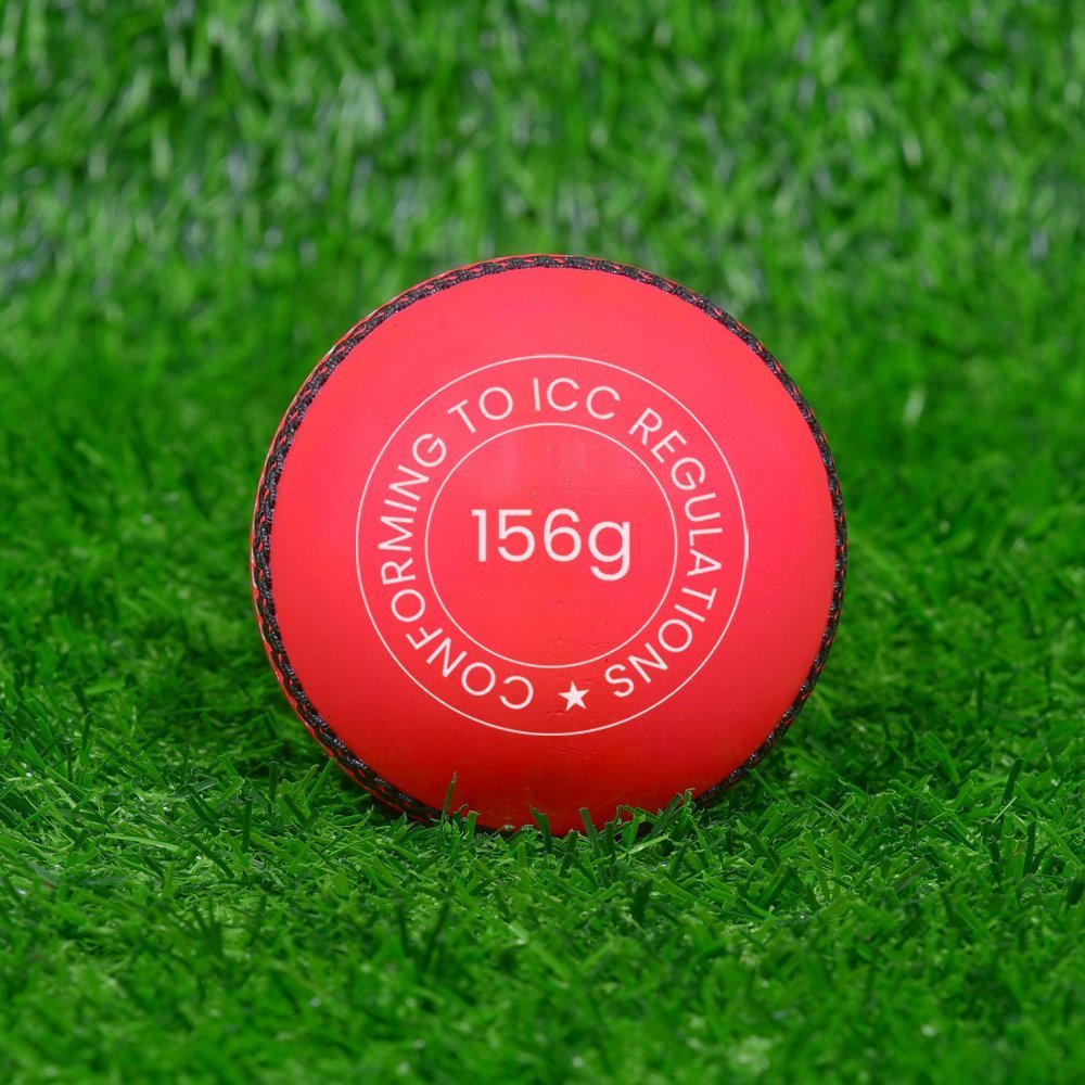 Pink Cricket Leather Ball - Image 3