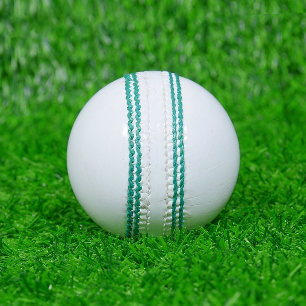 White Cricket Leather Ball - Image 2