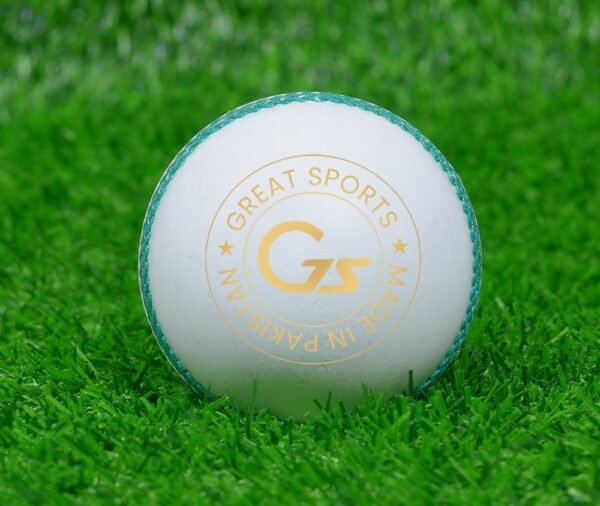 White Cricket Leather Ball